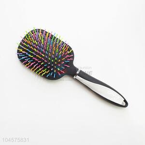 Colorful curly hair comb, plastic anti-static hair comb