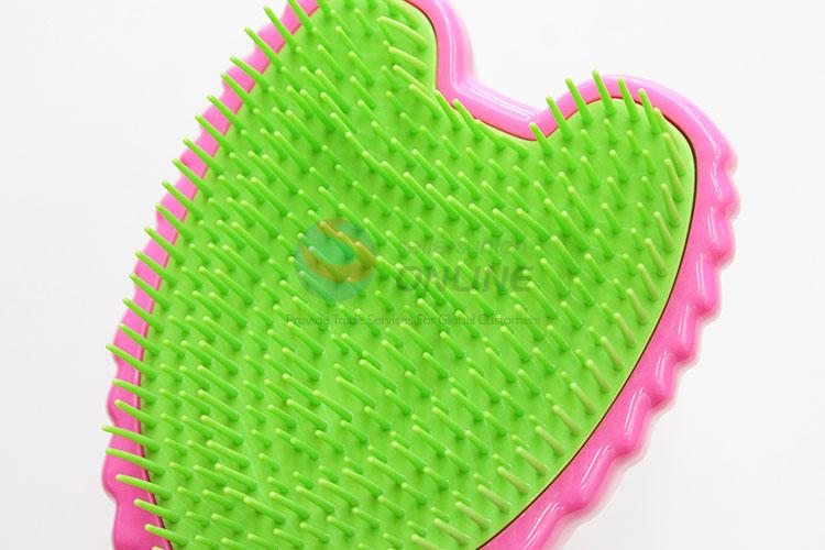 Heart Shaped Massage Head Curly Hair Brush Comb