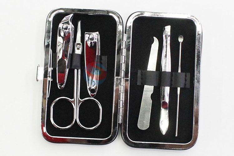 High Quality Cat Pattern Folding Manicure Set 6PCS