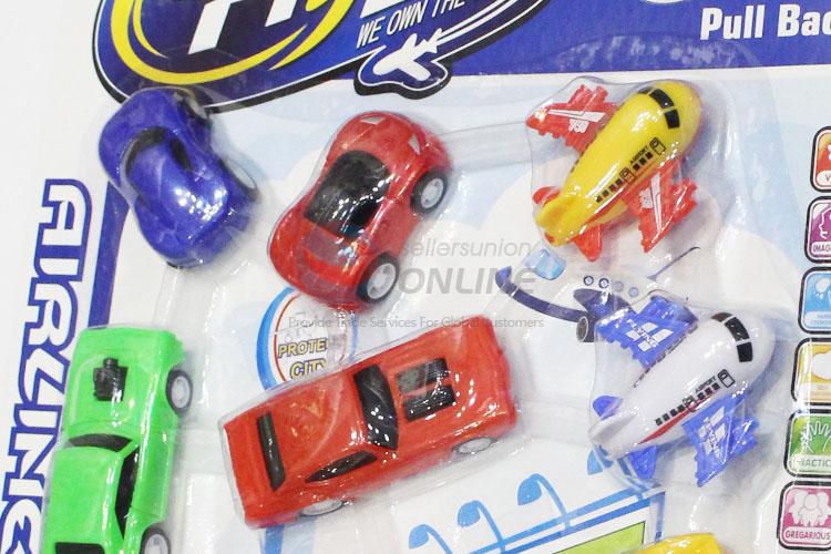 Fashion Style Kids Mini Pull Back Car and Plane Model Toys