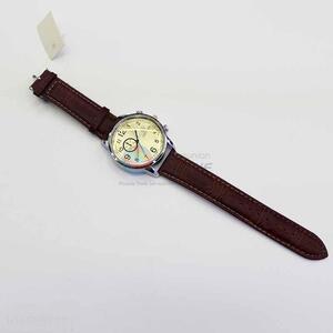 Promotional Wholesale PU Man Fashion Watch