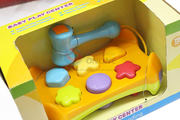 Custom Plastic Baby Initiation Toy Funny Shape Sortie Pounding Game Toy