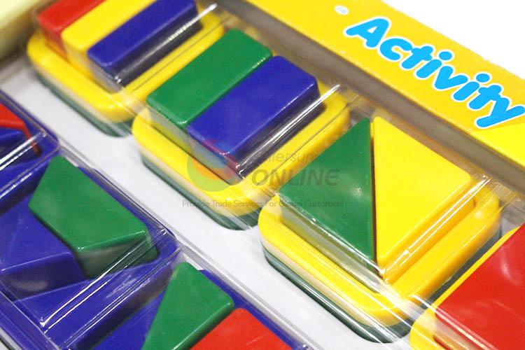 Best Quality Colorful Activity Table Changeable Blocks