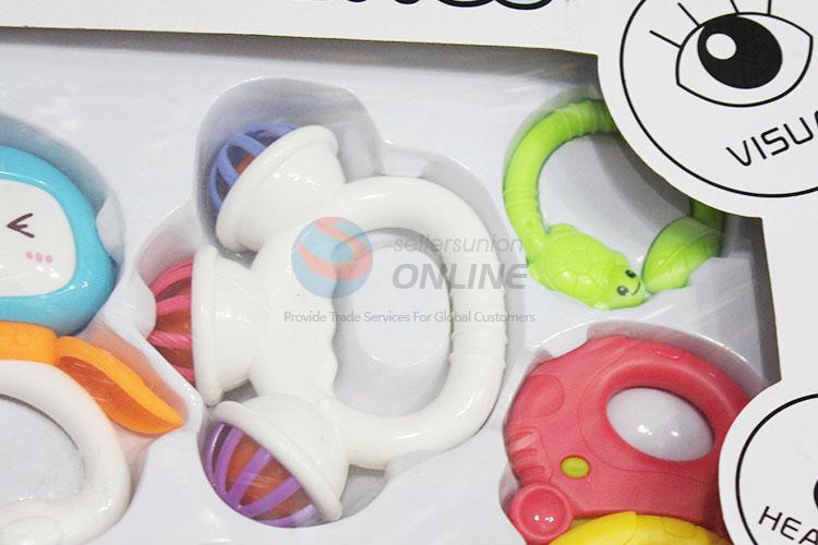 New Arrival Supply Plastic Fun Baby Rattle Toys in Display Box