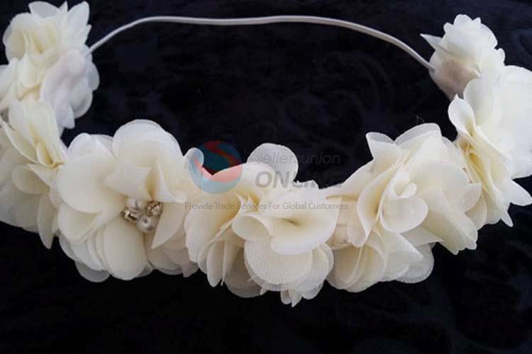 Factory Price Popular Baby Flower Lace Hairband