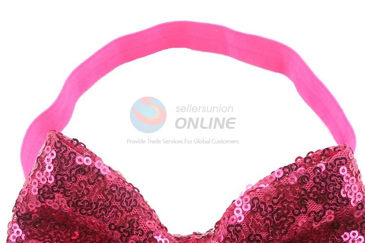 High Quality Glittering Bowknot Hairband For Newborn