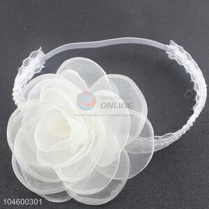 Fashion Style Newborns Lace Hairband Pearl Ornaments