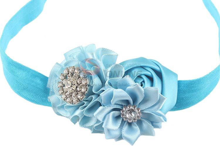 Baby Flower Rhinestone Hairband With Good Quality