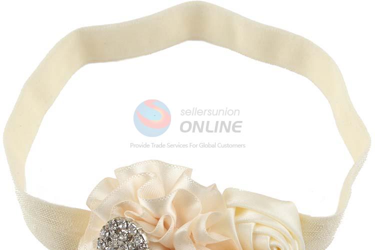 Baby Flower Rhinestone Hairband With Good Quality