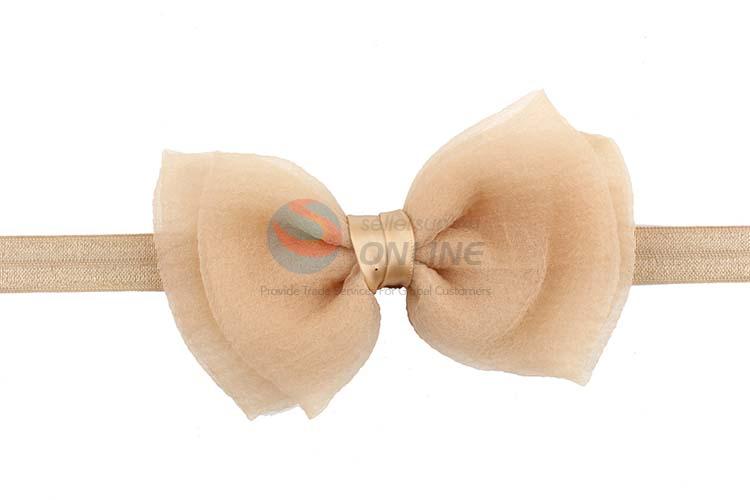 Latest Style Newborns Pure Color Bowknot Hairband