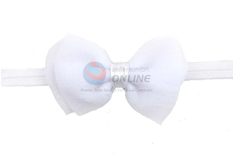 Latest Style Newborns Pure Color Bowknot Hairband