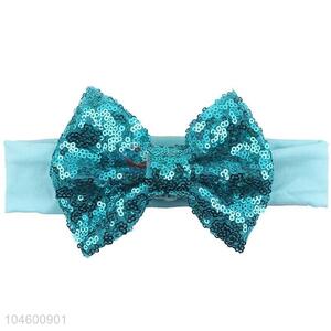 Low Price Trendy Big Bling Bling Bowknot Headband For Girl