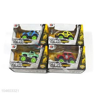 Cheap mini cross country vehicle pull back vehicle assorted packing