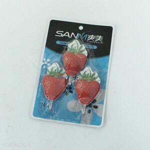 Creative Strawberry Shape Sticky Hook Adhesive Hook