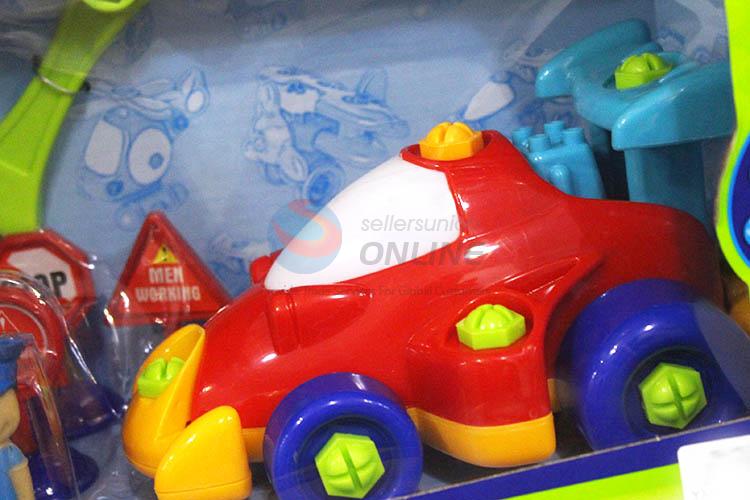 High Quality Colorful Demountable Plane Kids DIY Toy