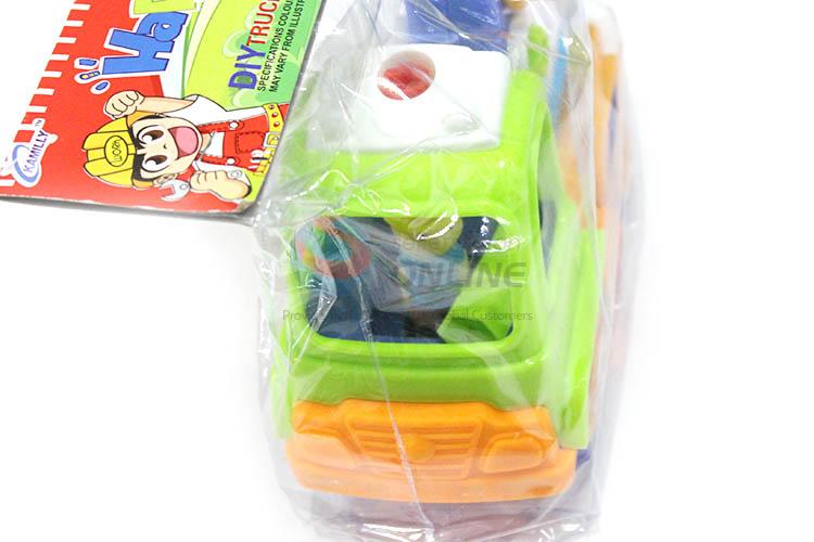 Best Quality Plastic DIY Truck Cartoon Crane Toy Car