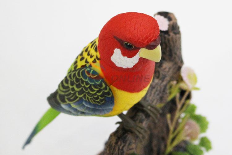 New Arrival Battery Operated Sound Control Heartful Bird Toy