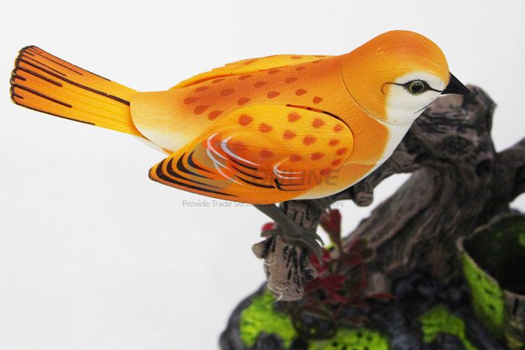 Fashion Style Artificial Sound Control Singing Heartful Bird Toy