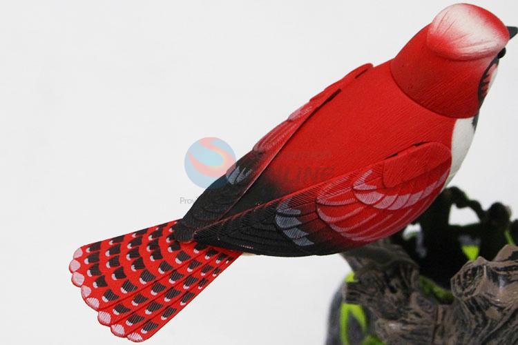 China Factory Battery Operated Sound Control Heartful Bird Toy