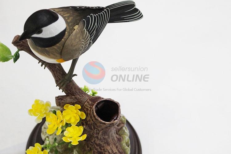 Simulated Heartful Bird Sound Control Plastic Bird for Promotion