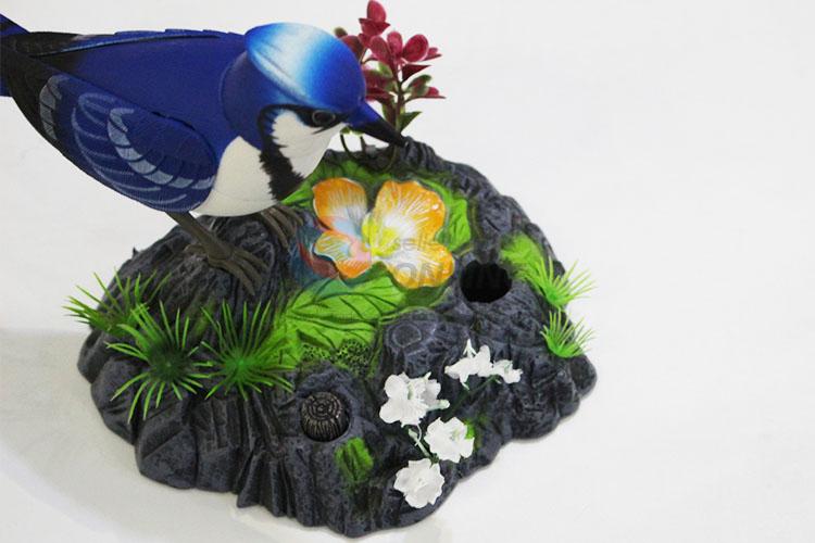 Latest Design Simulated Heartful Bird Sound Control Plastic Blue Jay