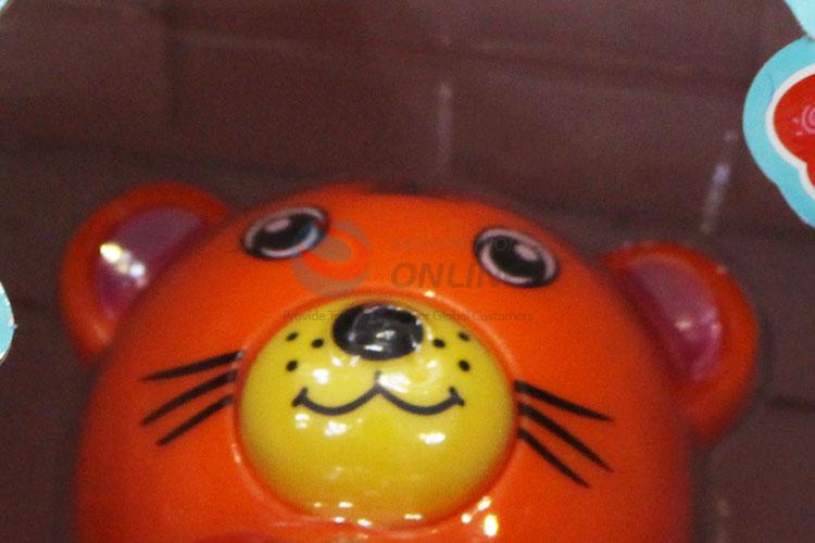 Promotional Gift Plastic Light&Music Baby Trumbler Toy in Tiger Shape