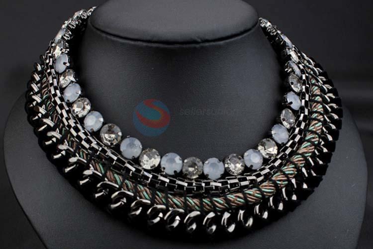 Fashion Crystal Necklace Jewelry Accessories Women