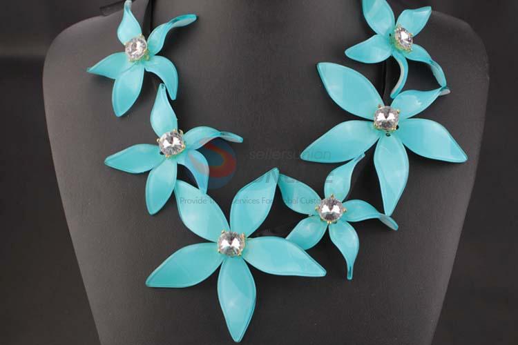 Fashion Flower Necklace Jewelry Accessories Women