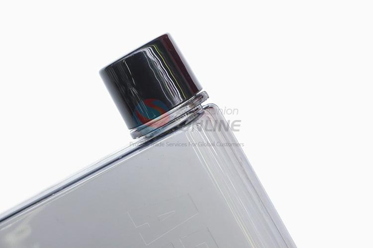 Factory sales flask shape plastic water bottle