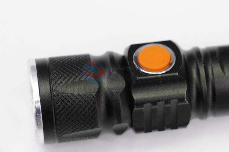 Low price LED USB Clip Flashlight Torch Light with 18650 Flashlight