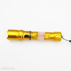 Aluminum Alloy Golden Color Flashlight with T6 <em>Lamp</em> <em>Bulb</em> and 18650 Battery for Camping