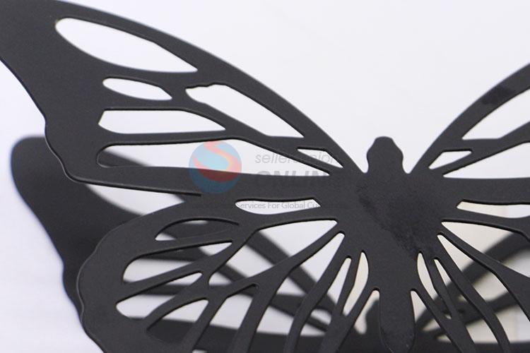 Popular Style Black Color Butterfly Shaped Iron Napkin Holder Towel Rack