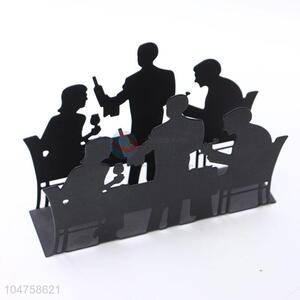 Factory Direct Friend Meeting Shaped Iron Napkin Holder Tissue Box