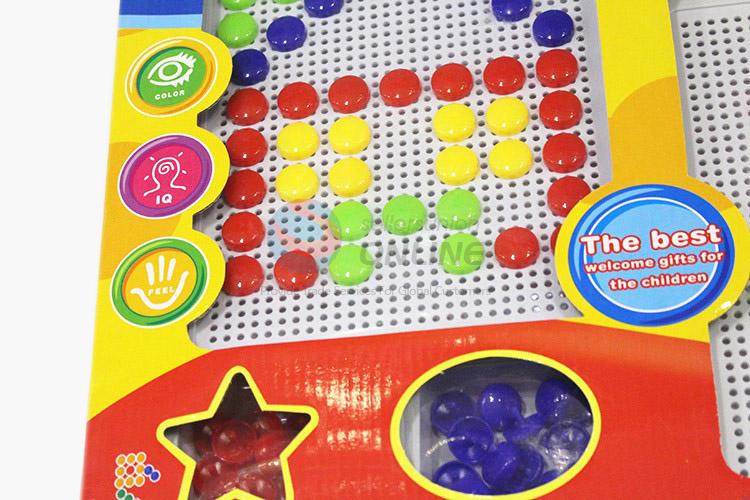 China OEM educational toy mashroom nails puzzle toy