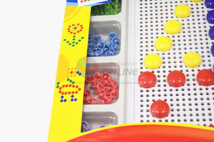 Made in China colorful mushroom nails puzzle toy