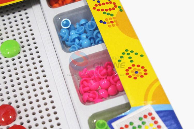 High quality promotional educational toy mashroom nails puzzle toy