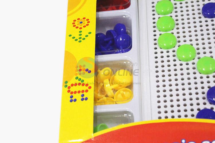 High grade custom educational toy mashroom nails puzzle toy