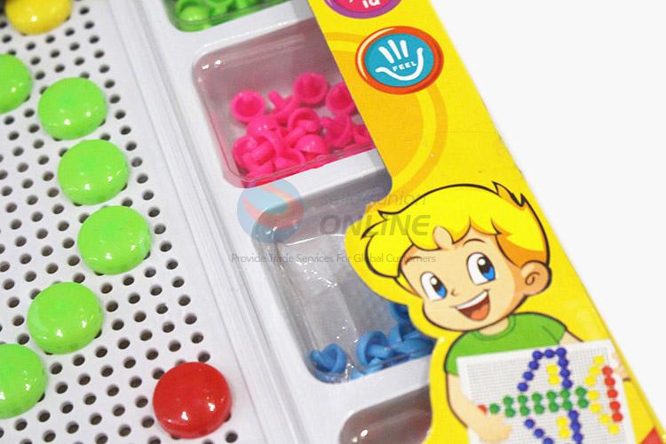 High grade custom educational toy mashroom nails puzzle toy