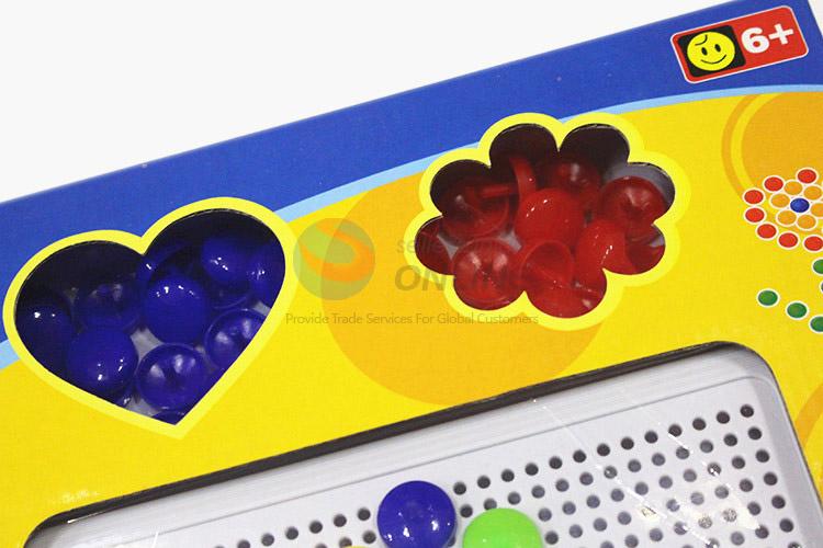 Competitive price educational toy mashroom nails puzzle toy