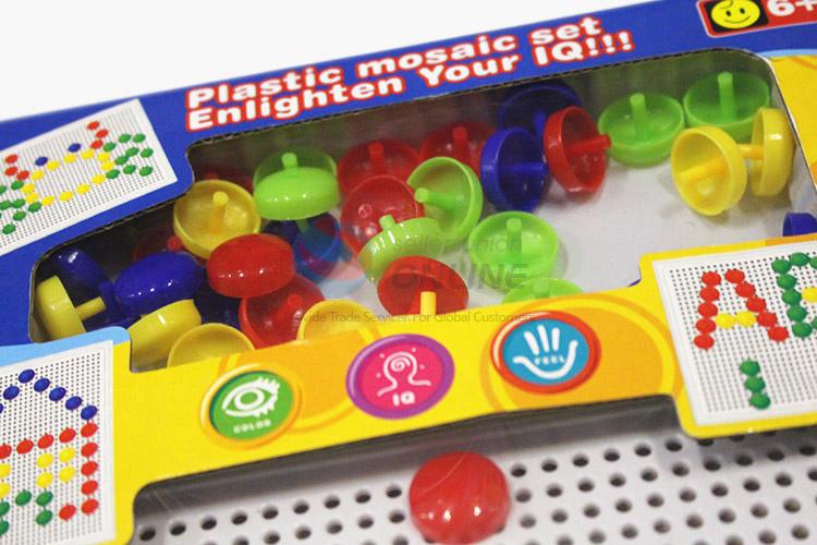 Top sale colorful mushroom nails puzzle toy