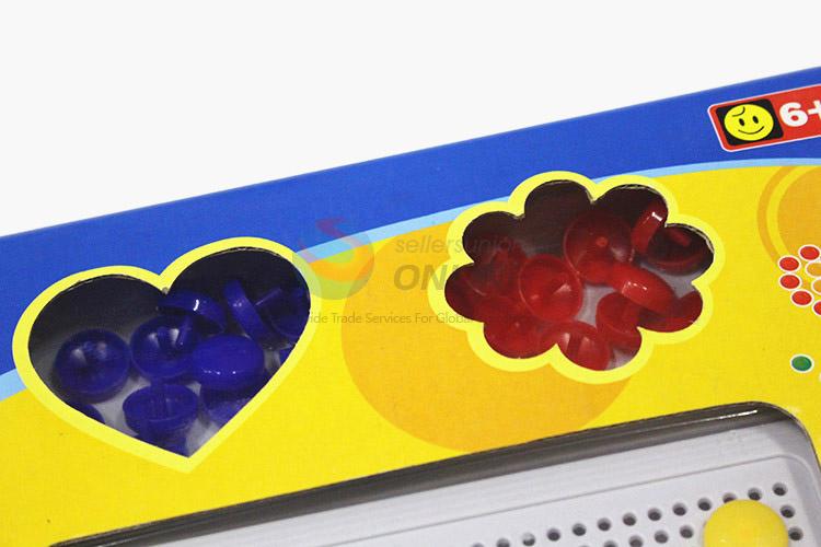 Most popular wholesale educational toy mashroom nails puzzle toy