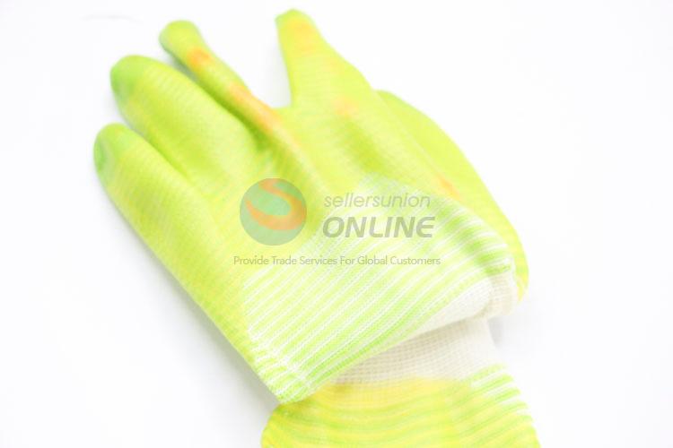 Green Color PVC Working Gloves Protective Gloves Safety Working Gloves