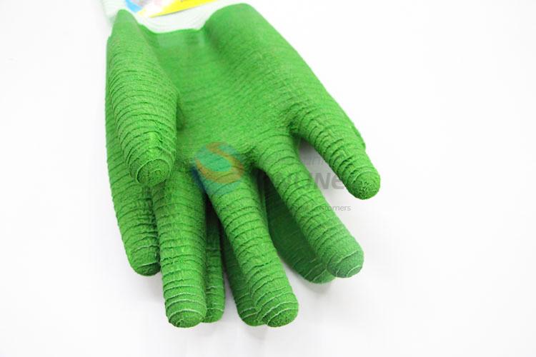 Green Color Comfortable Nylon Work Safety Gloves,Electrician Safety Gloves