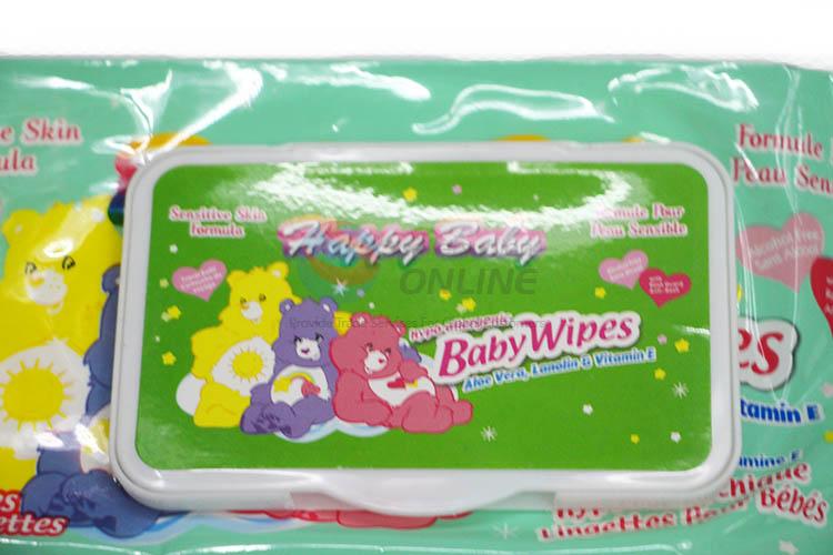 Simple Style 80 Pcs Baby Wipes Wet Tissue with Box