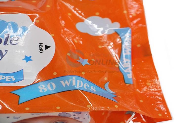 New Arrival 80 Pcs Baby Wipes Wet Tissue Cleaning Wipes