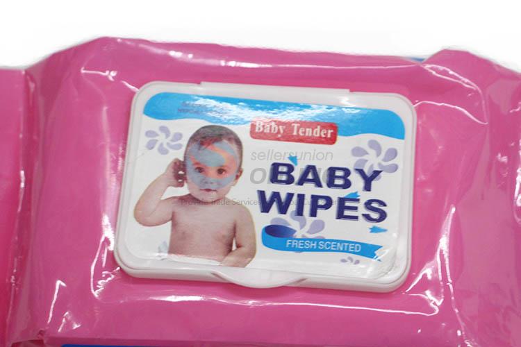 Normal Low Price 80 Pcs Baby Wipes Wet Tissue with Cover