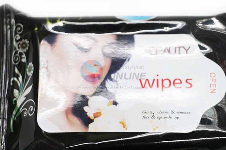 Competitive Price 25 Pcs Eco-friendly Floral Women Wipes Wet Tissue