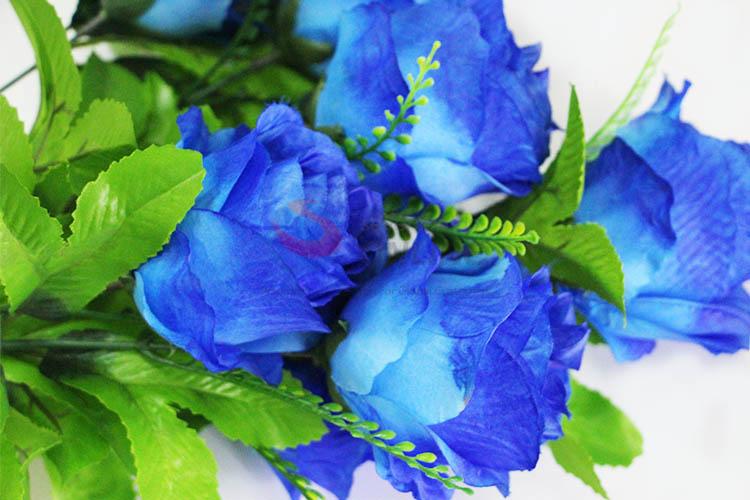 Blue Color A Bunch of Artificial Flower for Weeding Party