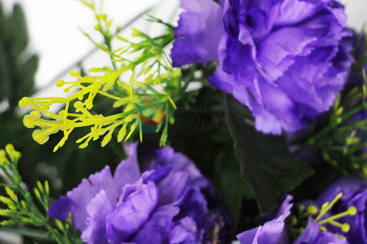 High Quality Purple Color Fake Rose Artificial Flowers