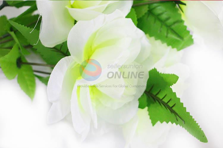 Vivid Artificial White Flowers Festival Party Decorative Flower